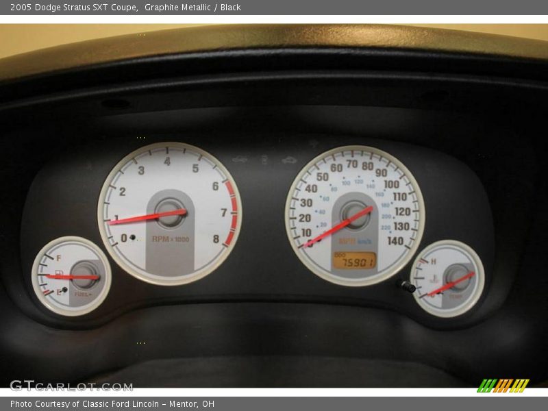 Graphite Metallic / Black 2005 Dodge Stratus SXT Coupe