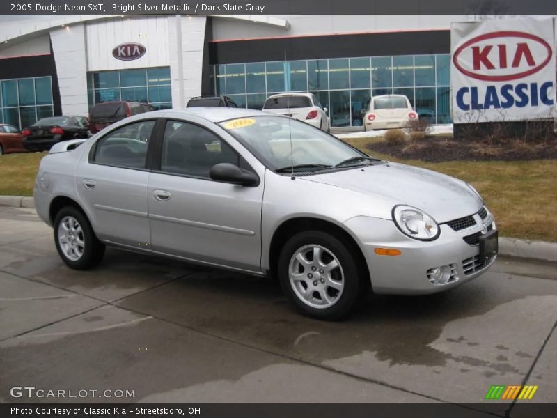 Bright Silver Metallic / Dark Slate Gray 2005 Dodge Neon SXT
