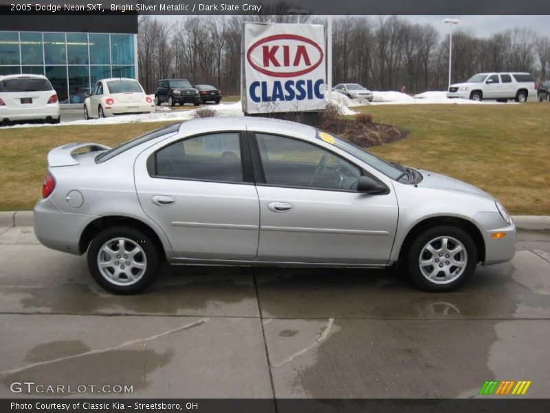 Bright Silver Metallic / Dark Slate Gray 2005 Dodge Neon SXT