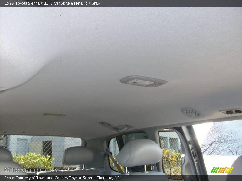 Silver Spruce Metallic / Gray 1999 Toyota Sienna XLE