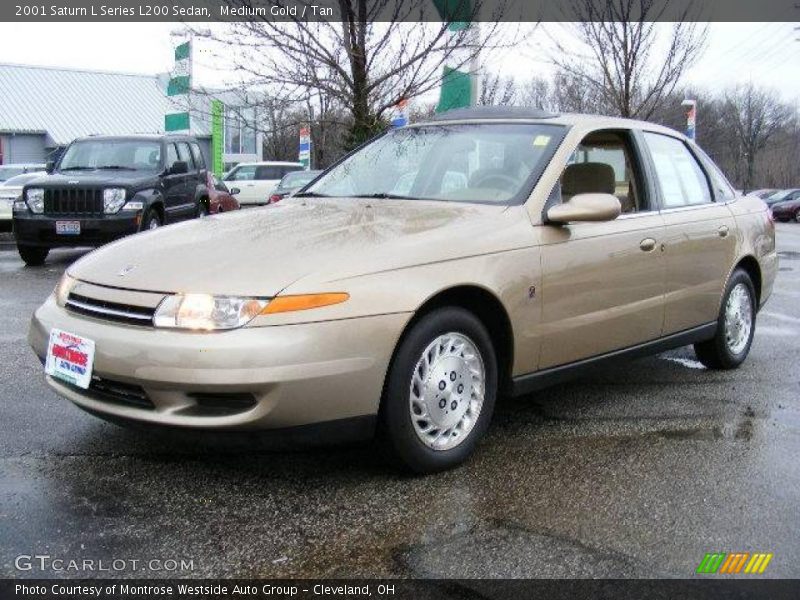 Medium Gold / Tan 2001 Saturn L Series L200 Sedan