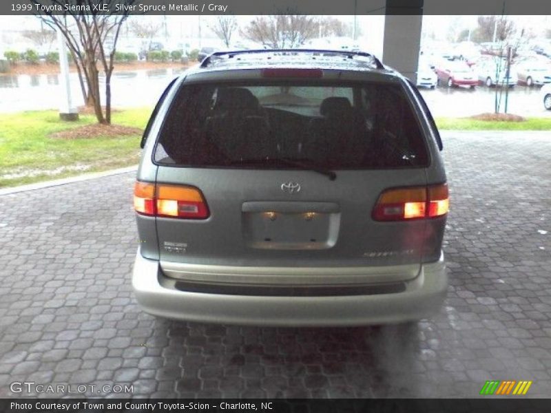 Silver Spruce Metallic / Gray 1999 Toyota Sienna XLE