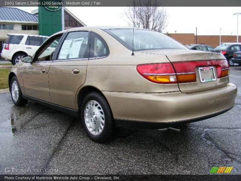 Medium Gold / Tan 2001 Saturn L Series L200 Sedan