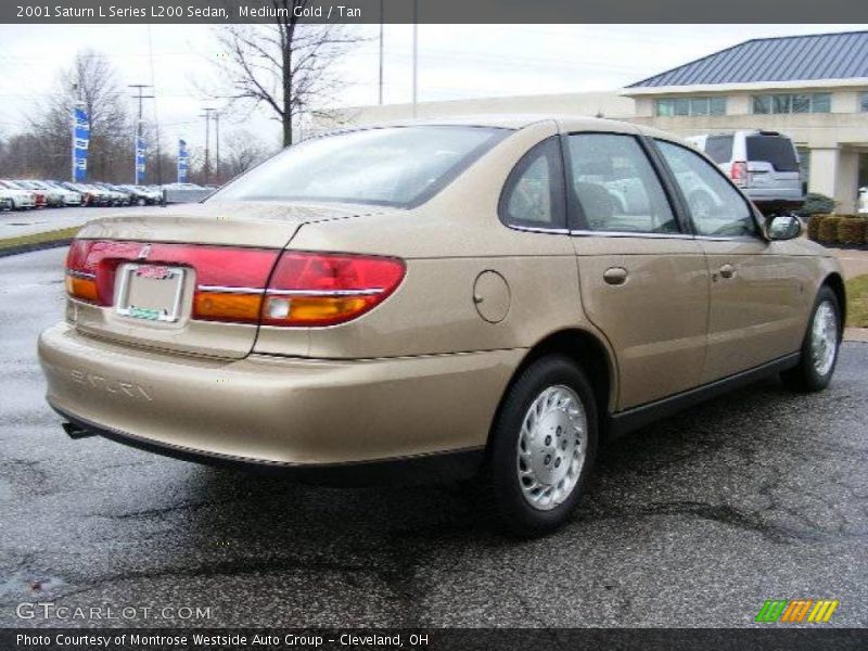 Medium Gold / Tan 2001 Saturn L Series L200 Sedan