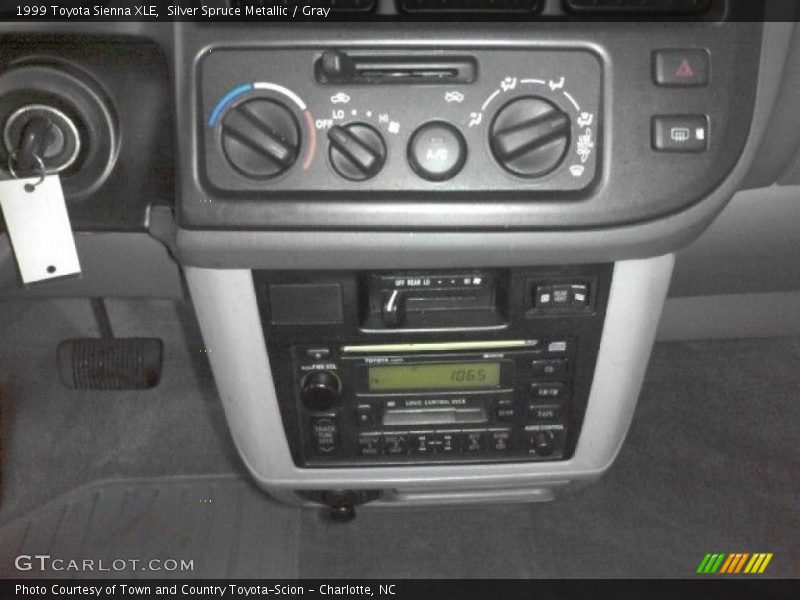 Silver Spruce Metallic / Gray 1999 Toyota Sienna XLE