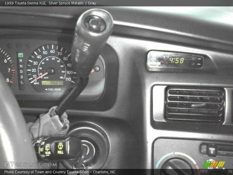 Silver Spruce Metallic / Gray 1999 Toyota Sienna XLE