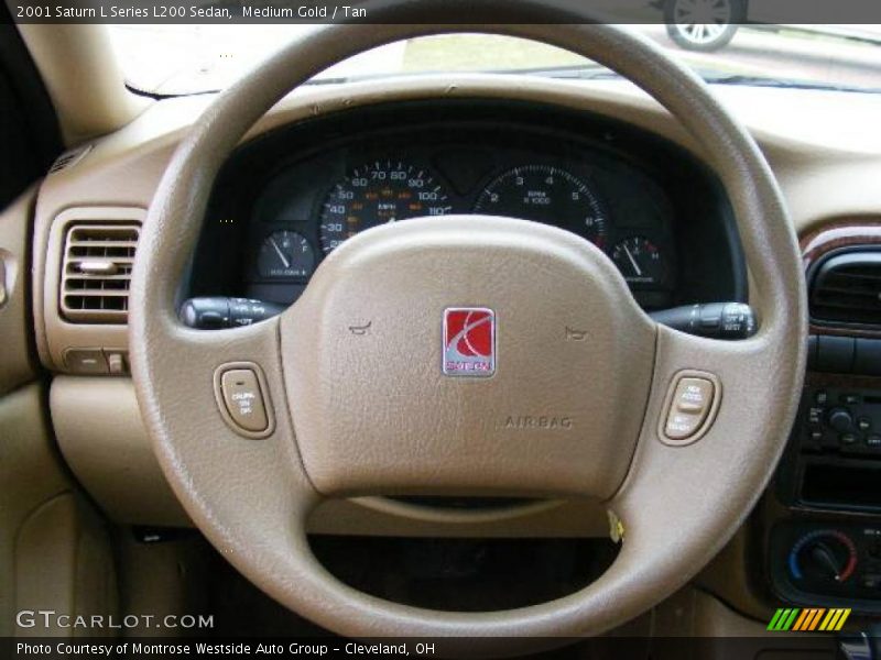 Medium Gold / Tan 2001 Saturn L Series L200 Sedan