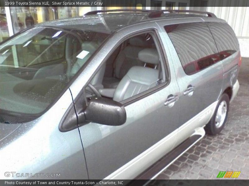 Silver Spruce Metallic / Gray 1999 Toyota Sienna XLE