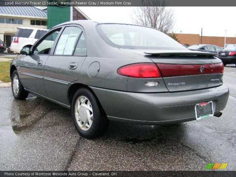 Medium Pewter Gray / Medium Flint Gray 1998 Mercury Tracer LS Sedan
