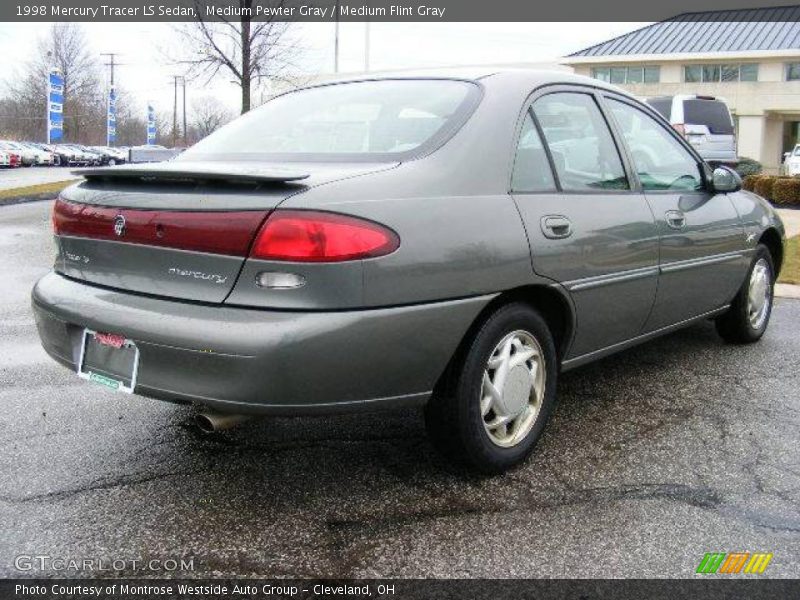 Medium Pewter Gray / Medium Flint Gray 1998 Mercury Tracer LS Sedan