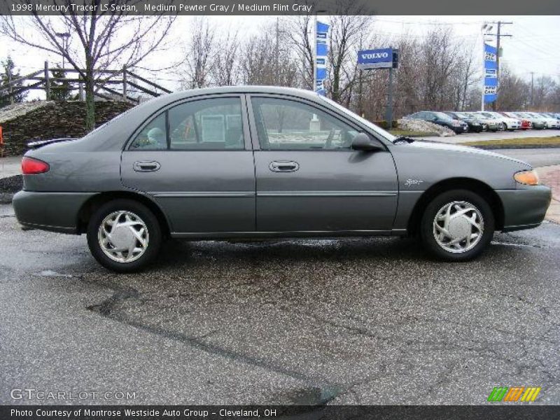 Medium Pewter Gray / Medium Flint Gray 1998 Mercury Tracer LS Sedan