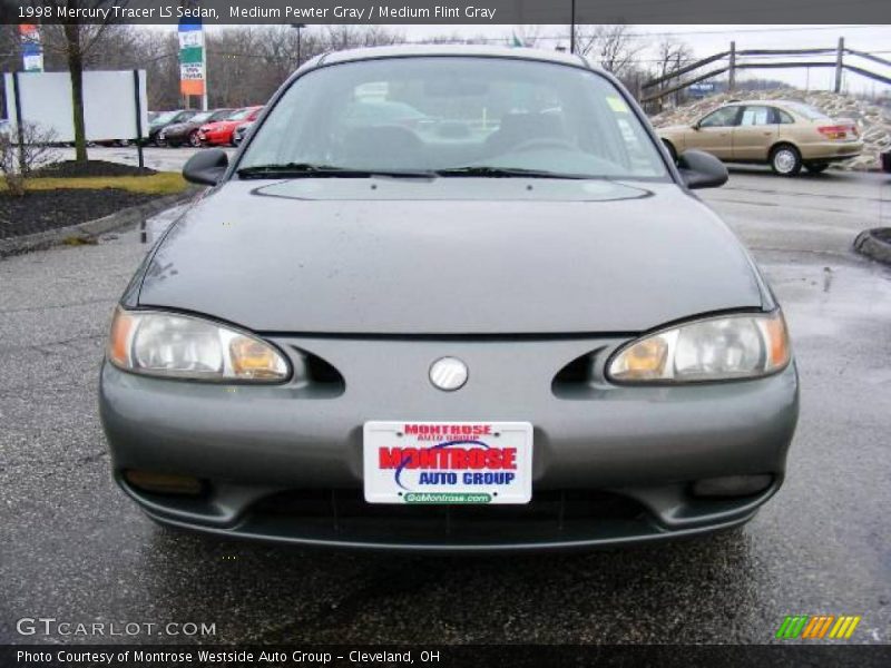 Medium Pewter Gray / Medium Flint Gray 1998 Mercury Tracer LS Sedan
