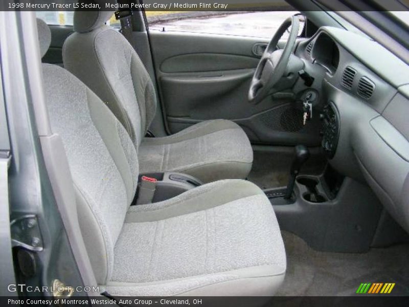 Medium Pewter Gray / Medium Flint Gray 1998 Mercury Tracer LS Sedan