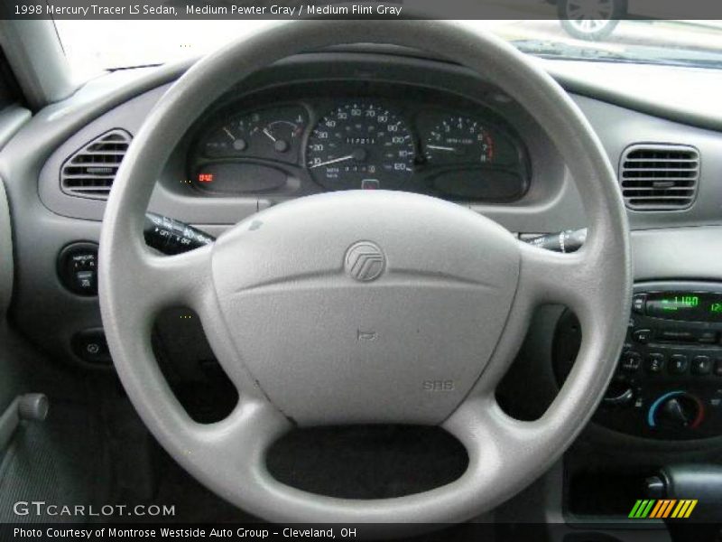 Medium Pewter Gray / Medium Flint Gray 1998 Mercury Tracer LS Sedan