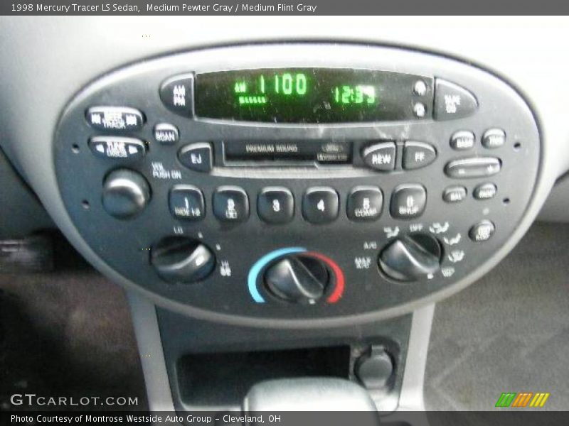 Medium Pewter Gray / Medium Flint Gray 1998 Mercury Tracer LS Sedan