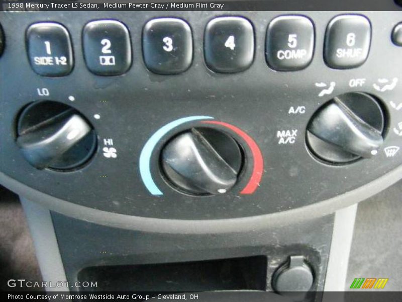 Medium Pewter Gray / Medium Flint Gray 1998 Mercury Tracer LS Sedan