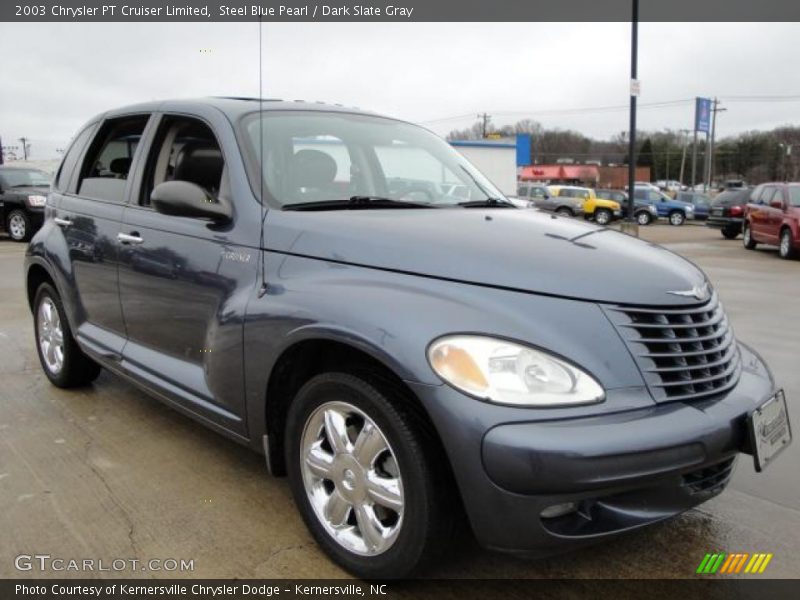 Steel Blue Pearl / Dark Slate Gray 2003 Chrysler PT Cruiser Limited