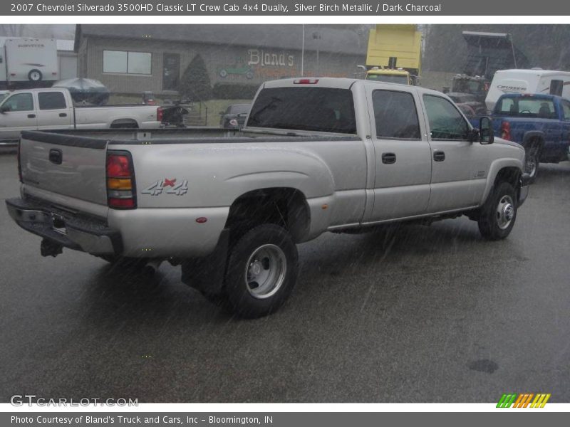 Silver Birch Metallic / Dark Charcoal 2007 Chevrolet Silverado 3500HD Classic LT Crew Cab 4x4 Dually