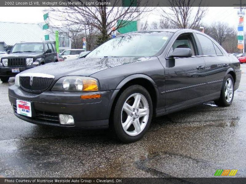 Midnight Grey Metallic / Light Graphite 2002 Lincoln LS V8