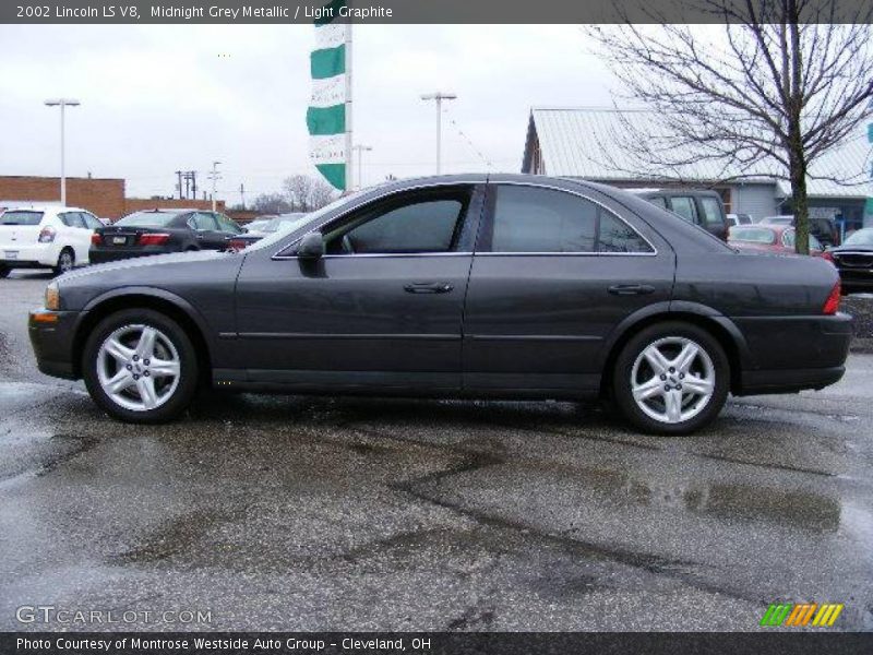 Midnight Grey Metallic / Light Graphite 2002 Lincoln LS V8
