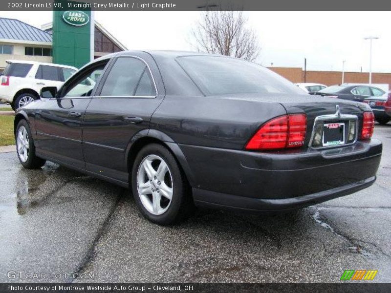 Midnight Grey Metallic / Light Graphite 2002 Lincoln LS V8