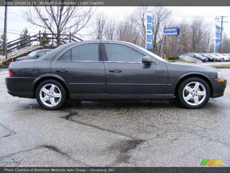 Midnight Grey Metallic / Light Graphite 2002 Lincoln LS V8