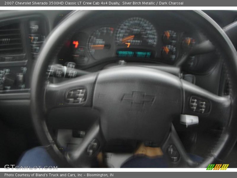 Silver Birch Metallic / Dark Charcoal 2007 Chevrolet Silverado 3500HD Classic LT Crew Cab 4x4 Dually