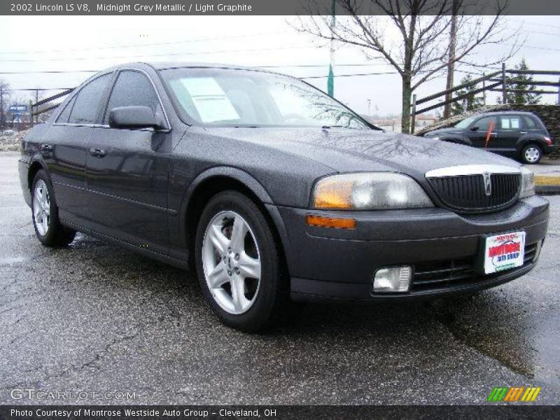 Midnight Grey Metallic / Light Graphite 2002 Lincoln LS V8