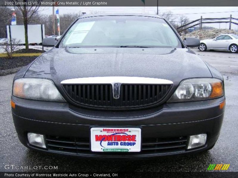 Midnight Grey Metallic / Light Graphite 2002 Lincoln LS V8