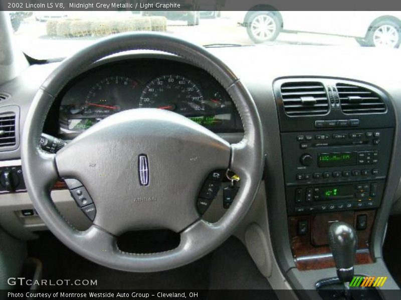 Midnight Grey Metallic / Light Graphite 2002 Lincoln LS V8