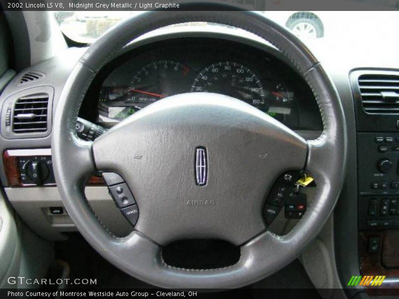 Midnight Grey Metallic / Light Graphite 2002 Lincoln LS V8
