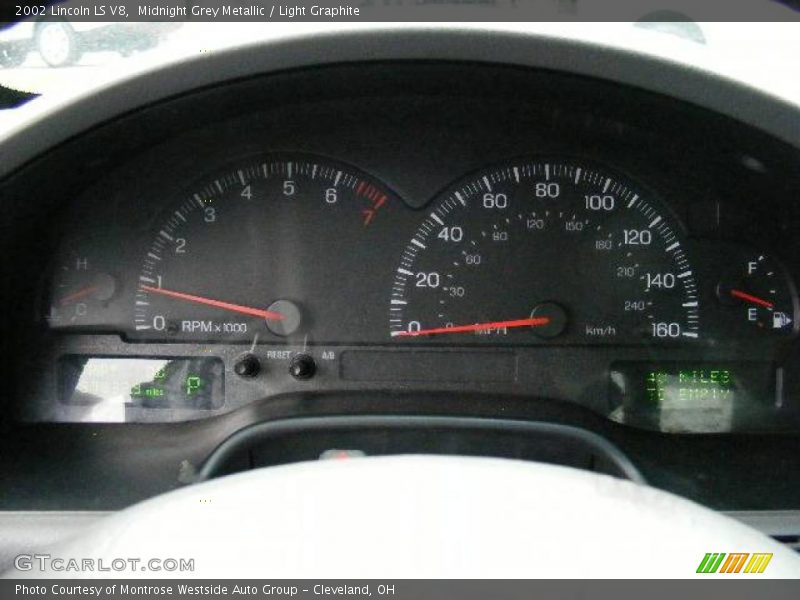 Midnight Grey Metallic / Light Graphite 2002 Lincoln LS V8