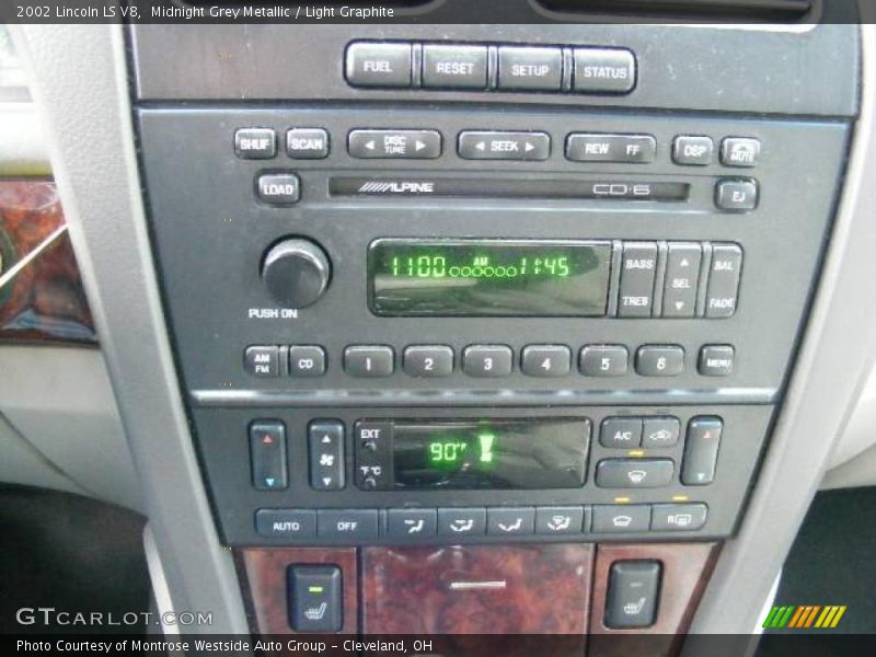 Midnight Grey Metallic / Light Graphite 2002 Lincoln LS V8