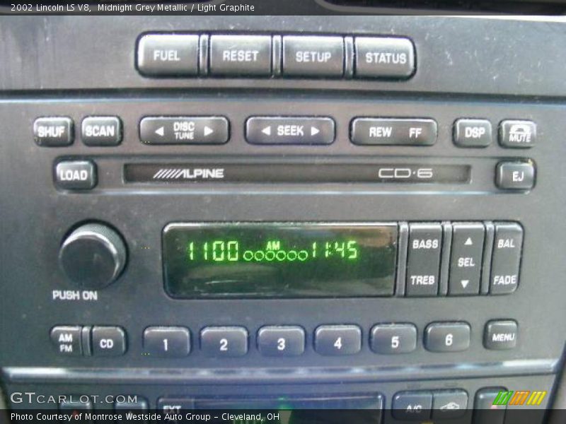 Midnight Grey Metallic / Light Graphite 2002 Lincoln LS V8