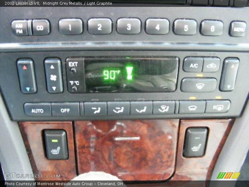 Midnight Grey Metallic / Light Graphite 2002 Lincoln LS V8