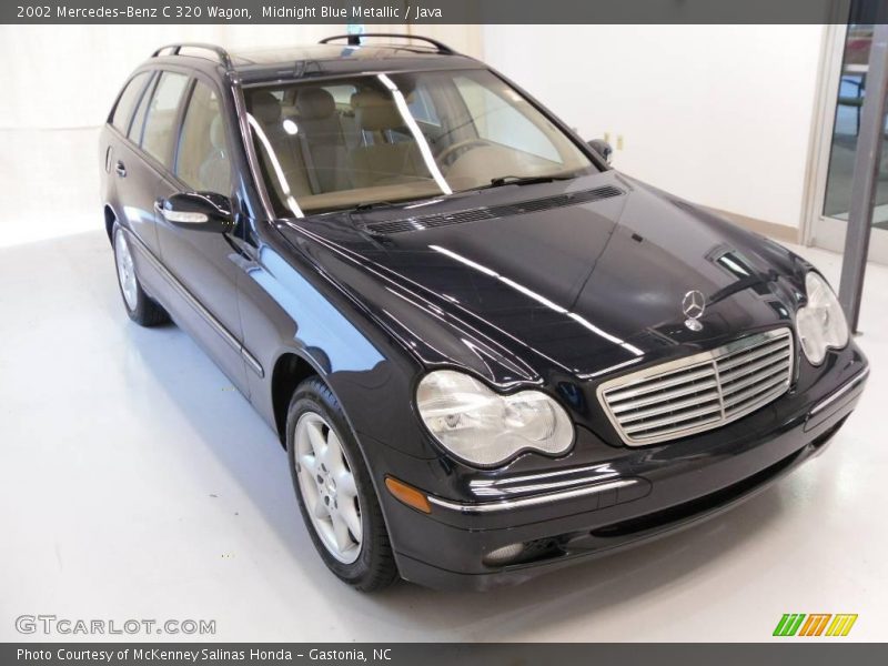 Midnight Blue Metallic / Java 2002 Mercedes-Benz C 320 Wagon