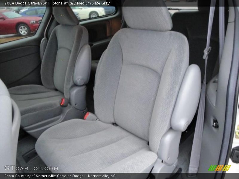 Stone White / Medium Slate Gray 2004 Dodge Caravan SXT