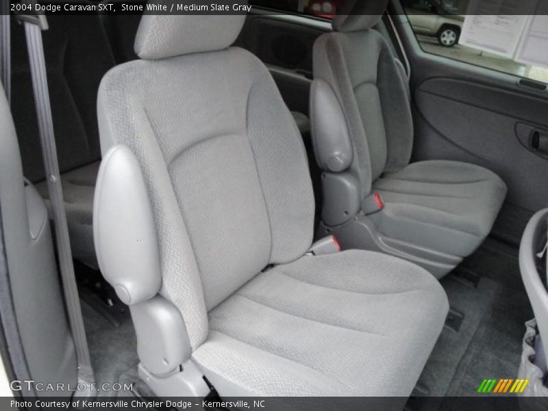 Stone White / Medium Slate Gray 2004 Dodge Caravan SXT