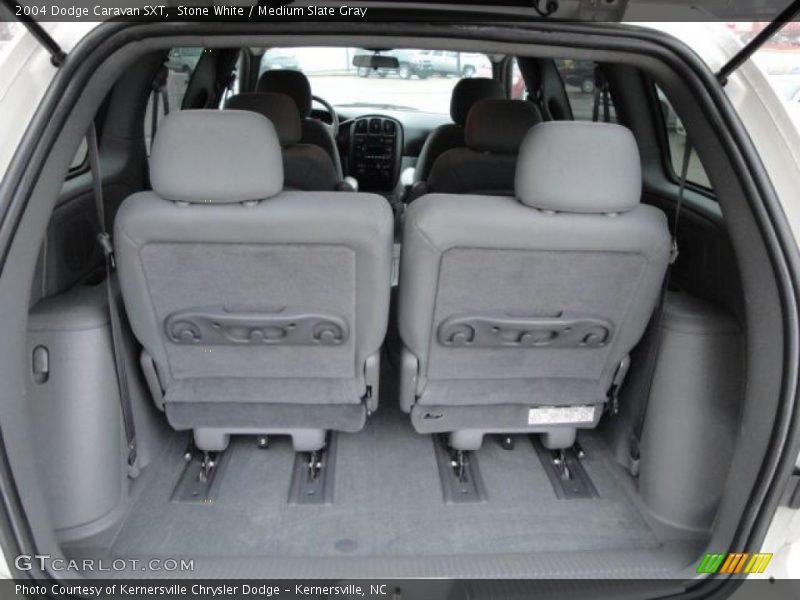 Stone White / Medium Slate Gray 2004 Dodge Caravan SXT