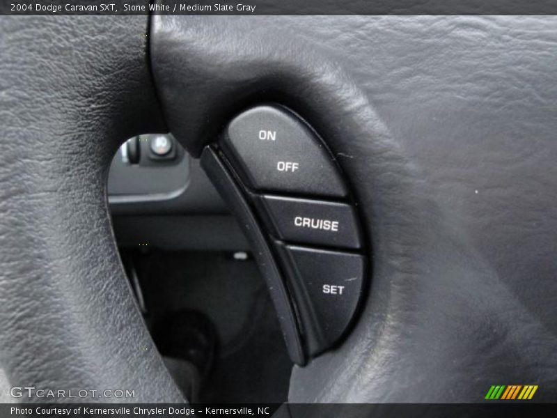 Stone White / Medium Slate Gray 2004 Dodge Caravan SXT