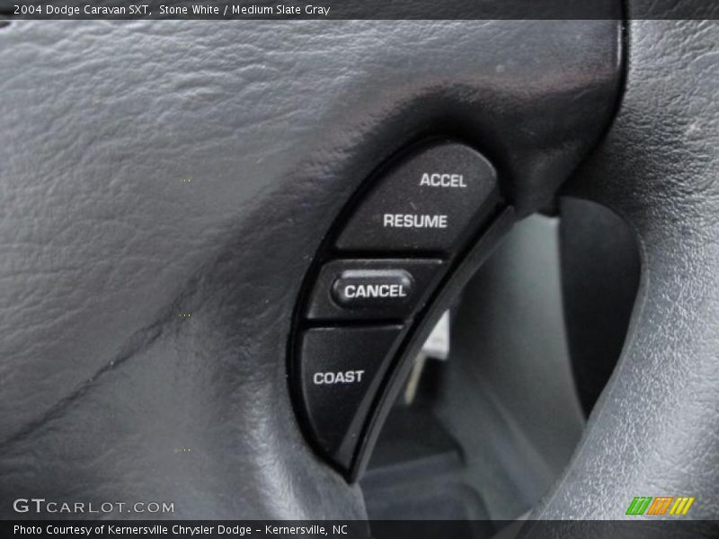 Stone White / Medium Slate Gray 2004 Dodge Caravan SXT