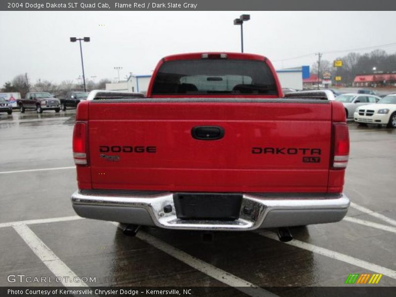 Flame Red / Dark Slate Gray 2004 Dodge Dakota SLT Quad Cab