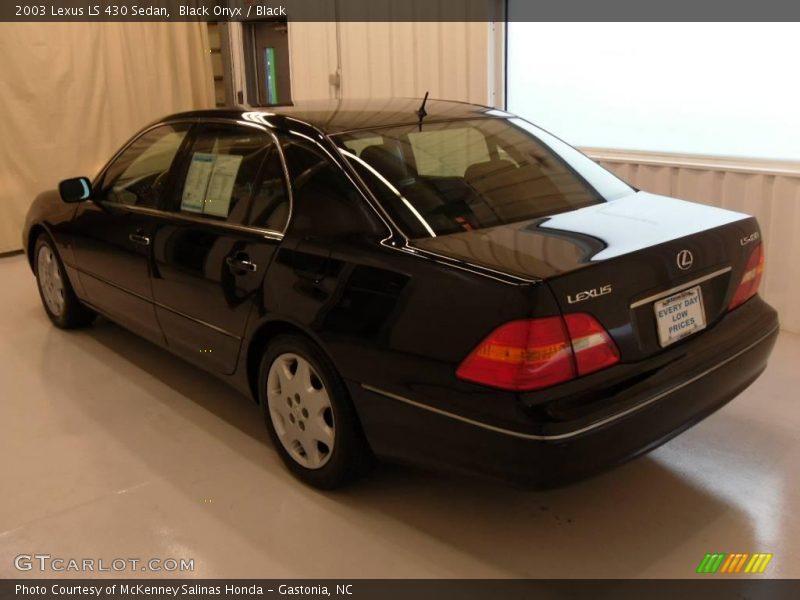 Black Onyx / Black 2003 Lexus LS 430 Sedan