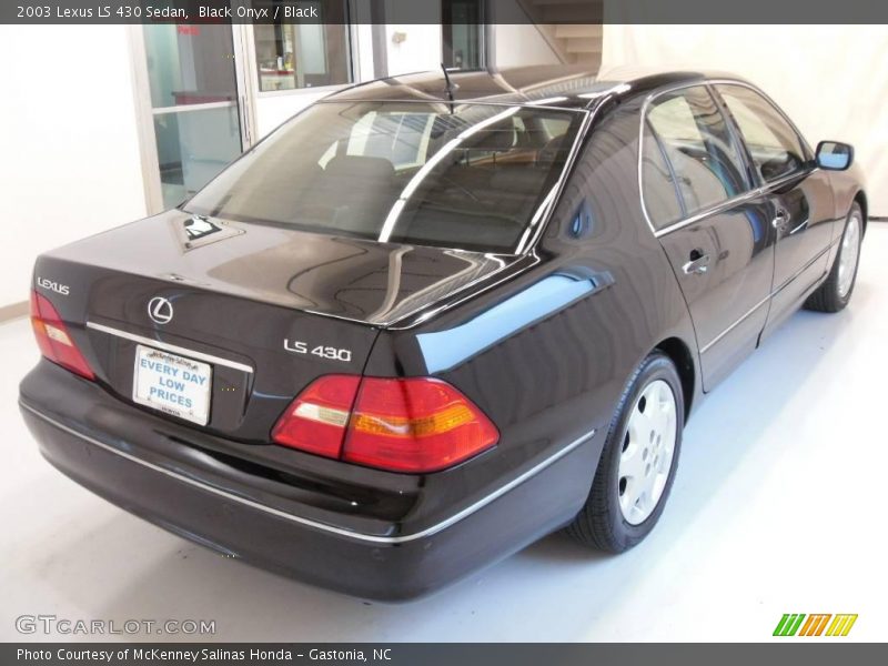 Black Onyx / Black 2003 Lexus LS 430 Sedan