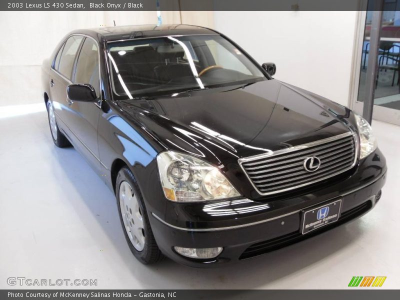 Black Onyx / Black 2003 Lexus LS 430 Sedan