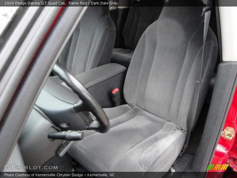 Flame Red / Dark Slate Gray 2004 Dodge Dakota SLT Quad Cab