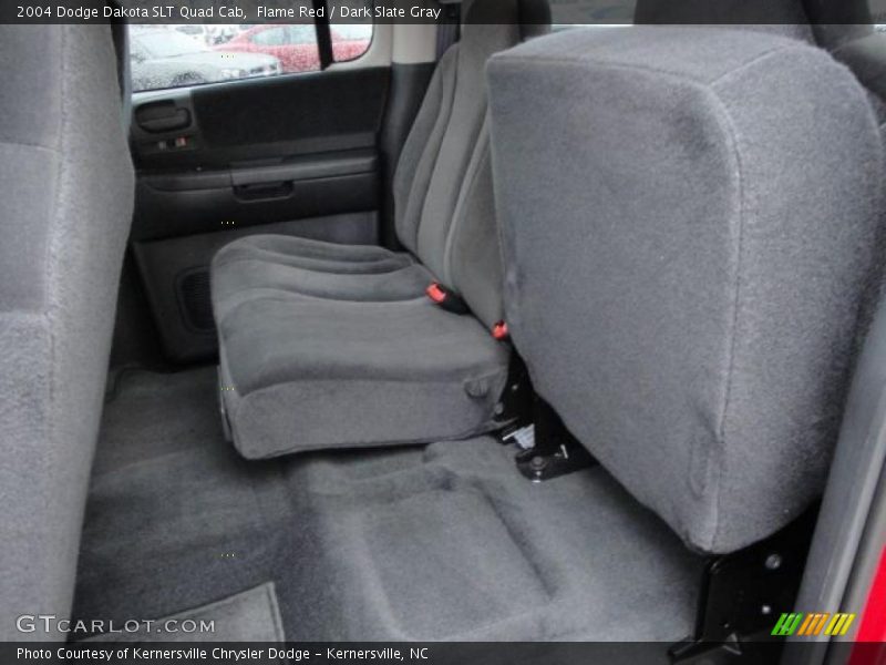 Flame Red / Dark Slate Gray 2004 Dodge Dakota SLT Quad Cab