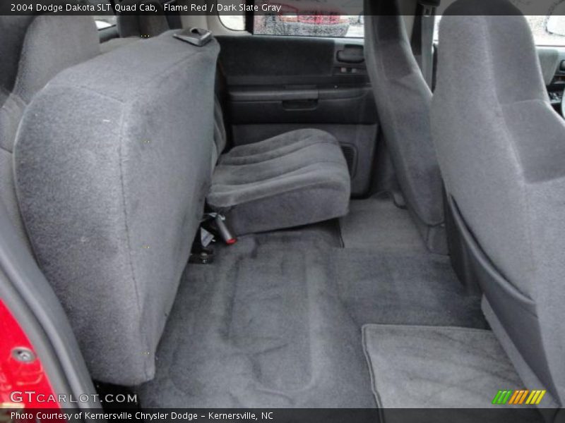 Flame Red / Dark Slate Gray 2004 Dodge Dakota SLT Quad Cab