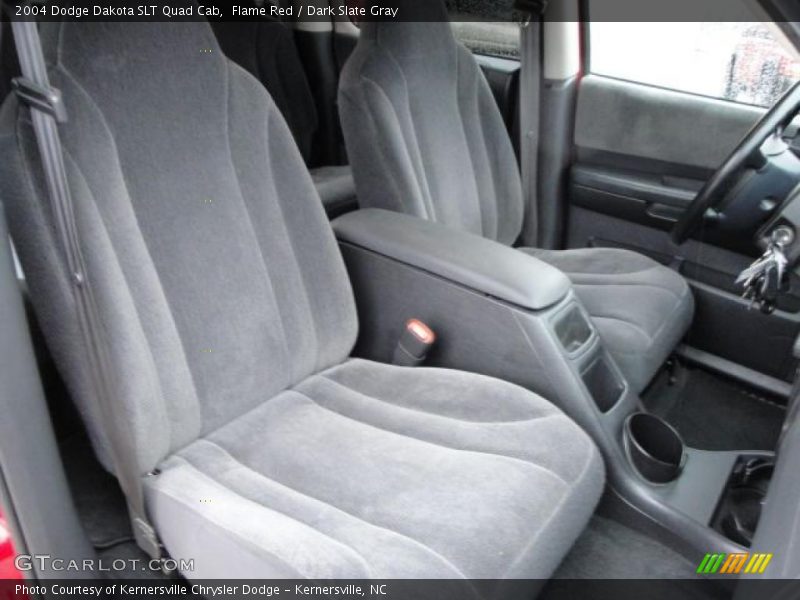 Flame Red / Dark Slate Gray 2004 Dodge Dakota SLT Quad Cab