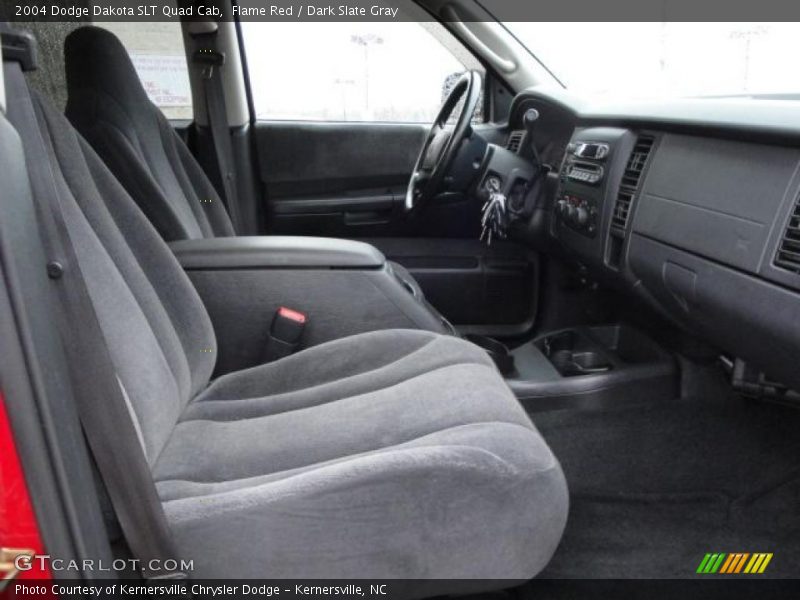 Flame Red / Dark Slate Gray 2004 Dodge Dakota SLT Quad Cab